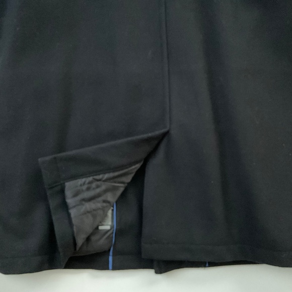 GAP Men’s Wool Blend Car Coat Sz L Black Heavyweight Classic Y2K Preppy Commute - Picture 9 of 15